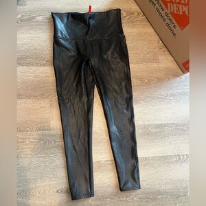 Spanx faux leather leggings